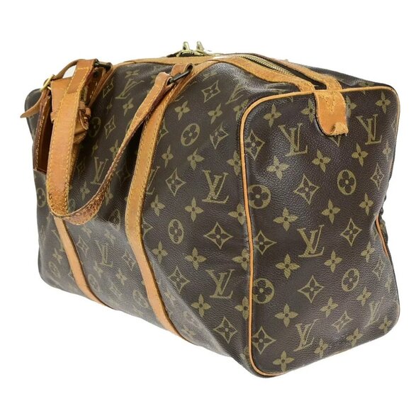 LOUIS VUITTON Sac Souple 35 Travel Hand Bag Monogram Leather BN - Picture 13 of 16
